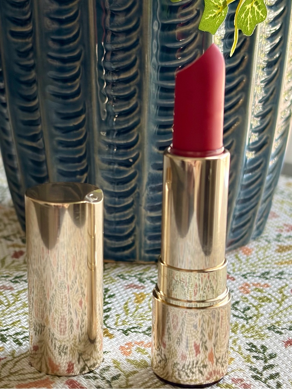 Clarins Joli Rouge Velvet 742V Lipstick in Red